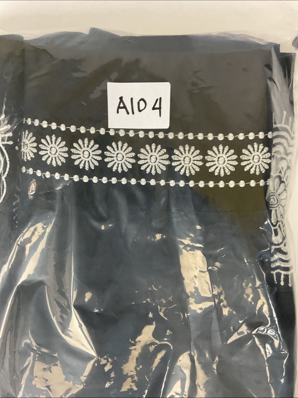 Heart Soul Black Circle Skater Skirt with White Embroidered Trim - Picture 9 of 9